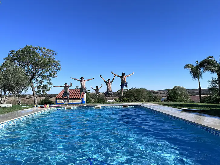 Blick auf den Pool