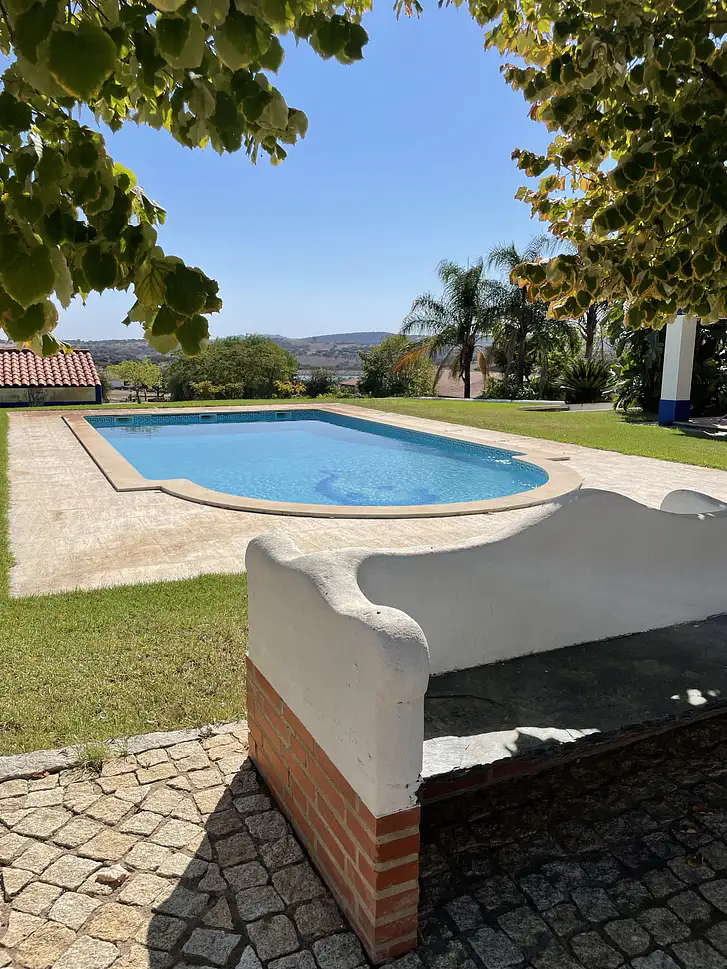 Blick auf den Pool